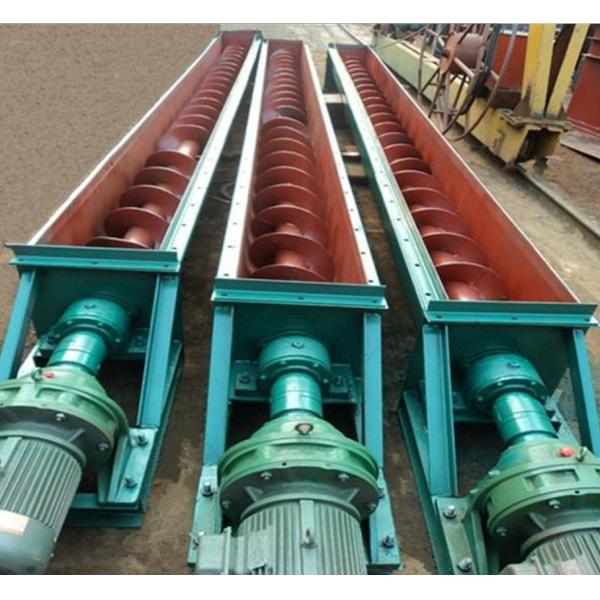 Customized Standard/ Vertical / Inclined / leveling screw conveyors For Conveying Contaminated Soil