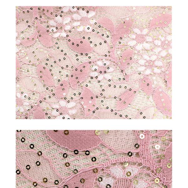 Sequin Textile Embroidery Fabric