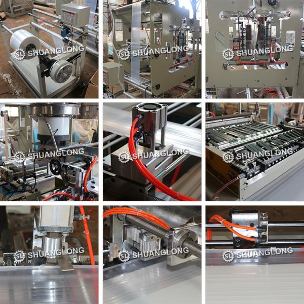 Zipper Head Feeding Zip Lock Bag Making Machine Multifunctional Worktable