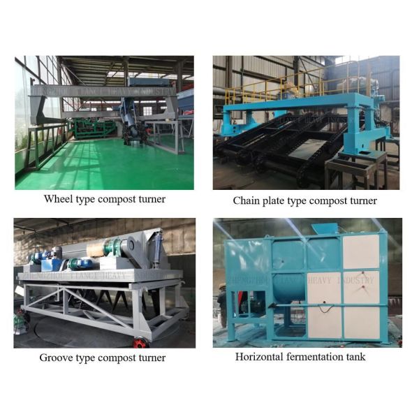 Manufacturing Plant Crawler Type Organic Manure Fermentation Equipment Compost Turner