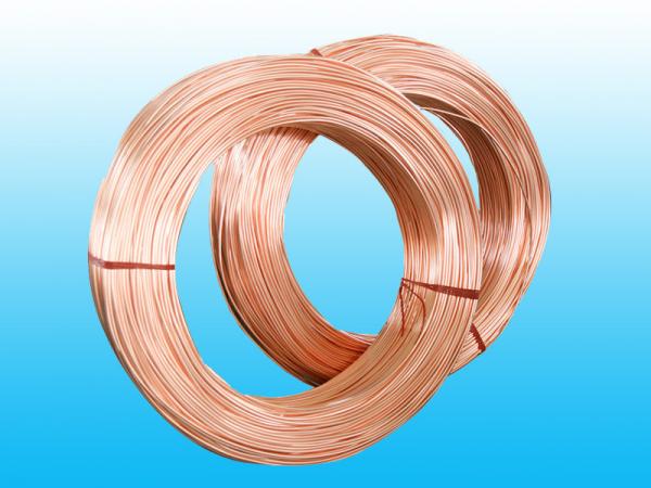 Quality Copper Coated Steel Evaporator Tube 4.76 * 0.7 mm , Low Carbon Strip for sale