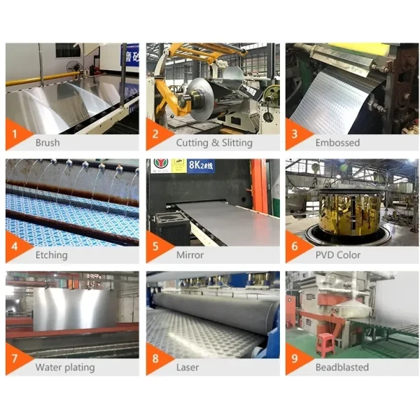 Polished Surface Stainless Steel Sheet And Plate In Multiple Grades And Custom Length