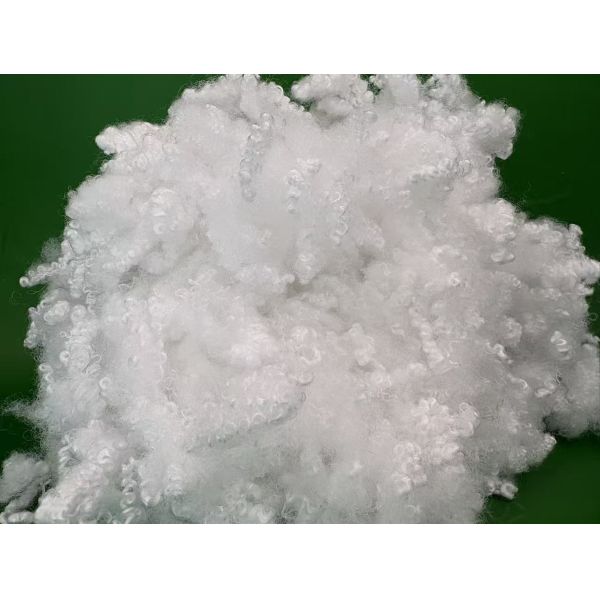 3D×64mm Hollow Conjugated siliconized Polyester Staple Fiber ,Virgin ,Raw white For filling toys, jackets, sofas,pillows,quilts,mattress.