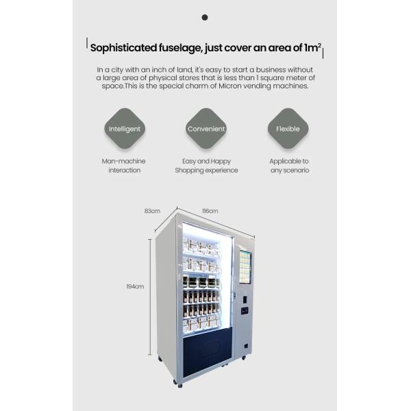 600 Pcs Innovative CBD Cigar Vending Machine With Age Checker Card Reader