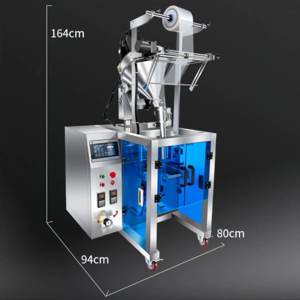 PLC Small Sachet Powder Packing Machine 800W Powder Sachet Packing Machine Compact