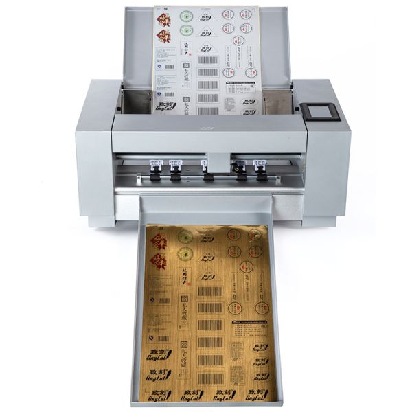 Anycut ZKST350 A3/A4 Sticker Label Cutting Machine Incorporating Double Row Pressure Wheel