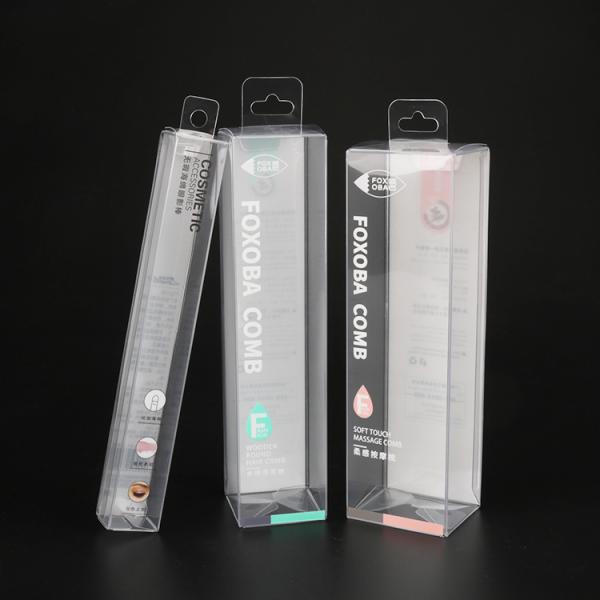 Transparent Plastic Printed PVC Box Display Packaging Folding Acetate Boxes Clear Vinyl PVC PET RPET Packaging Box