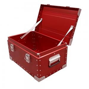 China Red Aluminum Alloy Camping Tool Box For Truck Off Road Adventures on sale