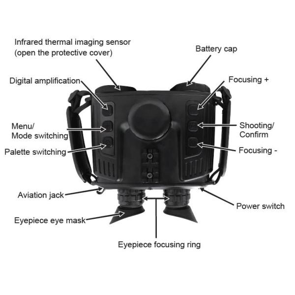 Digital Thermal Imaging Night Vision Binoculars 3000M