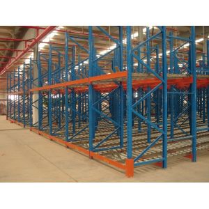 Wholesale Industrial steel structure gravity flow racking for warehouse storage , 1500KG from china suppliers