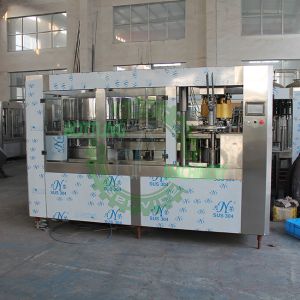 18-4 High Precision Nozzle Easy Open Cans Wine Water Filling Machine