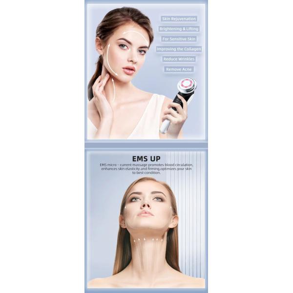 Home Multifunction Beauty Device Phototherapy Anti Wrinkle Microcurrent Face Massager