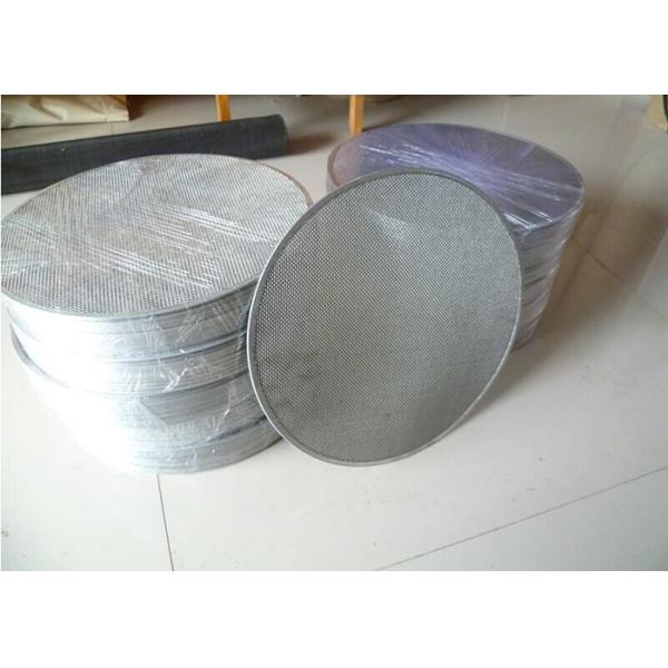 Industrial Aerospace Wire Mesh Filter Disc Stainless Steel Round Shape