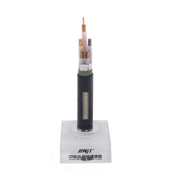 Multi Core PVC Insulated Electrical Cable 4x2.5mm² 0.6/1kV Rated Voltage Flame Retardant