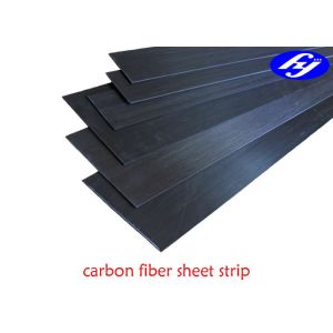 Black Carbon Fiber Sheet Strip Bridge Structural Reinforcement Lath For Building