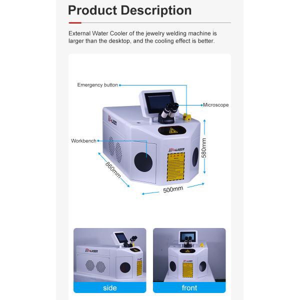 Precision Titanium Industrial Laser Welding Machines Soldering Iron Machine