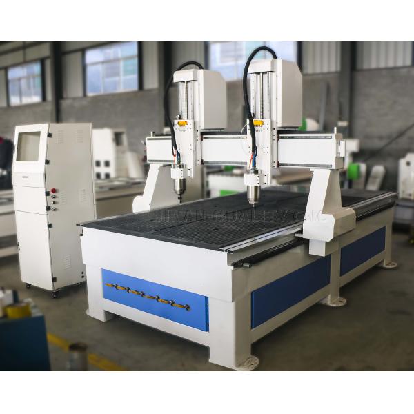 2 Spindles CNC Router Machine For Wood CNC Carving Machine Long Life