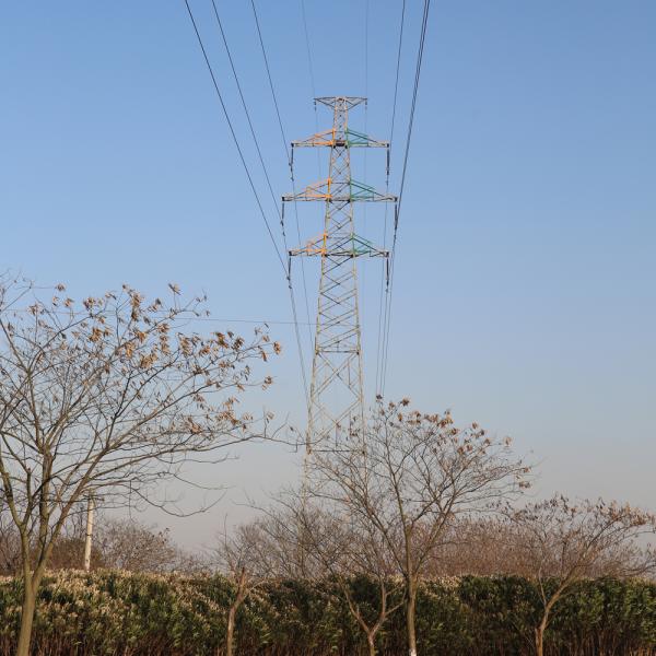 4 Legged Q345b Lattice Transmission Tower Galvanized Electricity