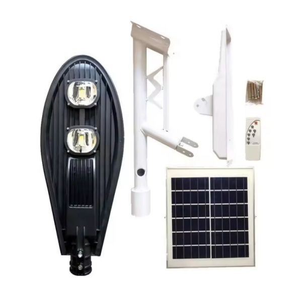LED Solar Street Light With Dusk to Dawn 12H Runtime for Rural Roads