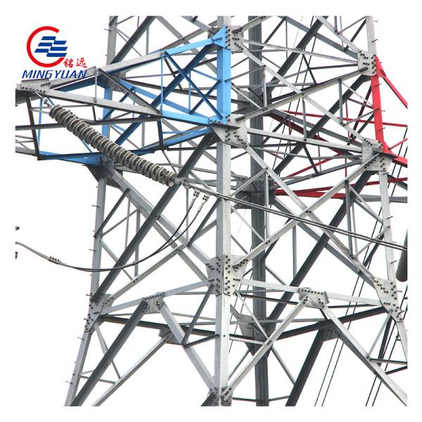 33kv Electrical 15m Lattice Tower For Power Transmission