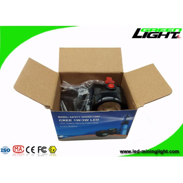 1000 Battery Cycles Rechargeable Mining Headlight 10000lux Support Plug - In Charging