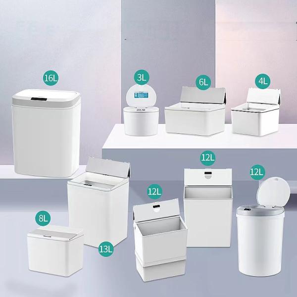 Automatic Intelligent Smart Trash Can Senso Intelligent Trash Can with Bin Bag Touchless Trash Can