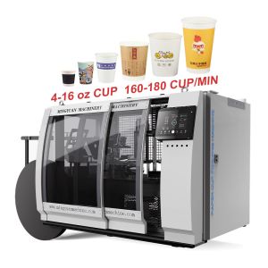 Wholesale High Speed 180pcs/Min Automatic Paper Cup Making Machine Disposable 22kw from china suppliers