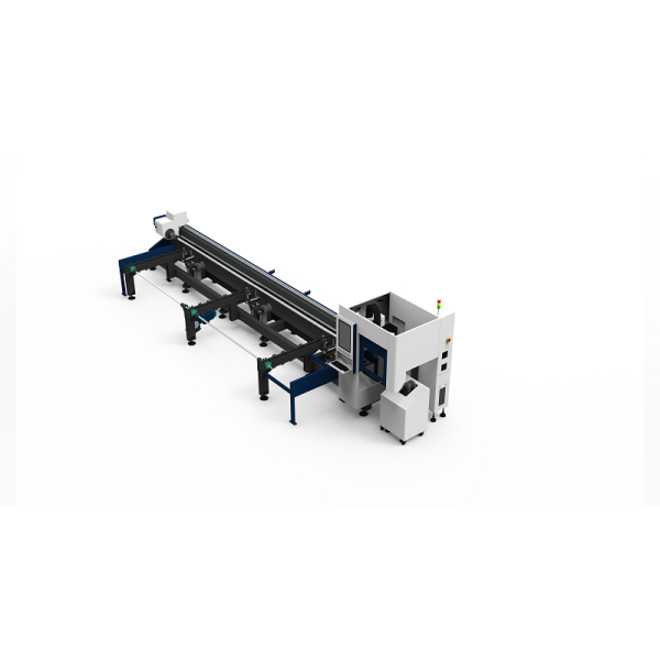 Automatic Obstacle Avoidance Metal Fiber Laser Cutter Side Mounted Lathe Semi Automatic Loading
