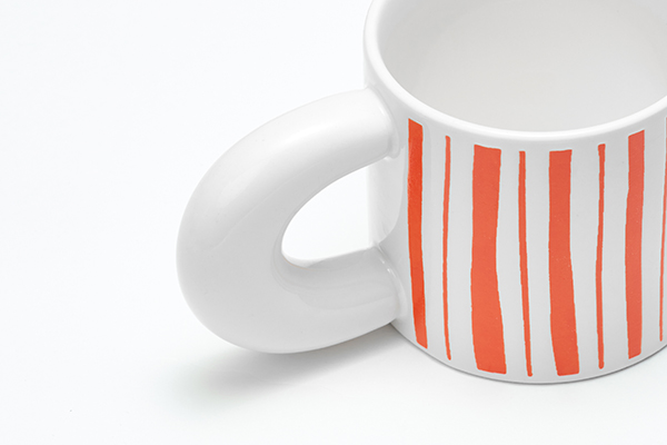 Ready To Ship In Stock Unique Handmade Ceramic Mugs Colorful Striped Pattern Tea Milk Porcelain Mug 3d
