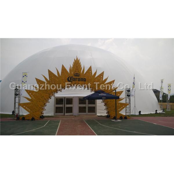 Aluminum Alloy Clear Camping Tent , Transparent Dome Tent From 5m To 40 Diameter
