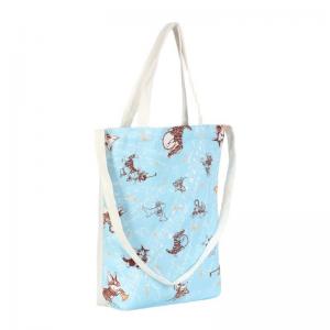 China Exquisite Plain Reusable Tote Shopping Bags , Cotton Tote Bags Printed on sale