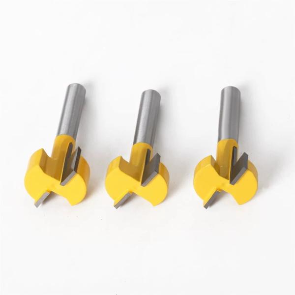 1/2'' and 1/4'' T-Slot Milling Cutters 6mm 8mm Shank T-Track Router Bit Straight Edge for Wood Cutter Woodworking Tools