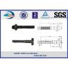 Plain Driving Railroad Spikes Screws For Fasten Sole Plates To Wooden Sleepers for sale