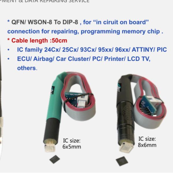 QFN/WSON POGO PIN ADAPTER 6*5mm IC with guide cap for in board programmer computer repairing tool