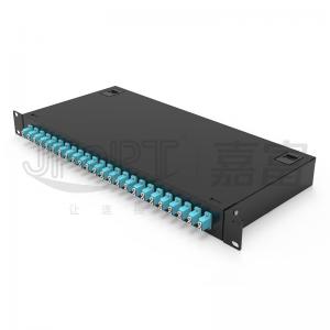 Wholesale 1U ToolLess Patch Panel 24 Port Rack Mount Patch Panel LC Duplex 48 Fibers from china suppliers