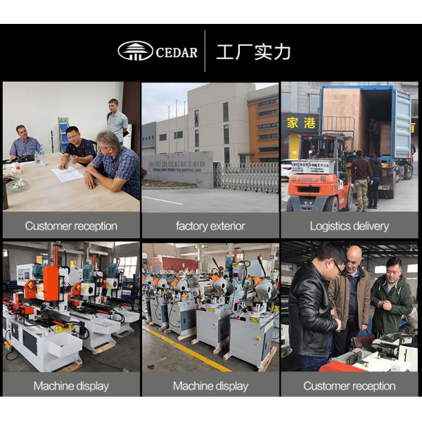 MC-325B Pneumatic Metal Pipe Cutting Machine Iron Pipe Cutting Machine Without Burr