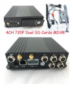 China 4 Channels GPS dual sd card 3G sim card Car Mobile DVR  for vehicles on sale