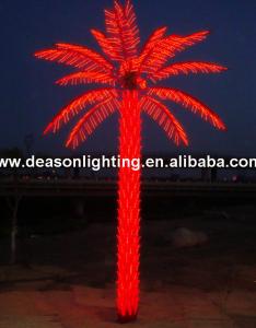China Artificial led COCONUT tree light/ lamp for outdoor park decoration led coconut palm tree on sale