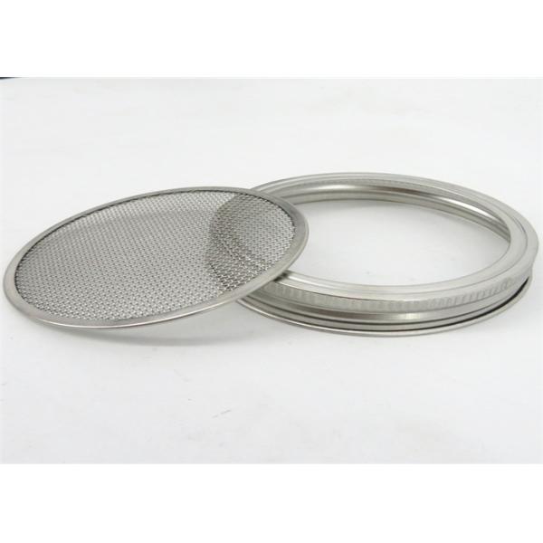 Sliver Stainless Steel Sprouting Lids Seed Sprouting Screen For Wide Mouth Mason Jars
