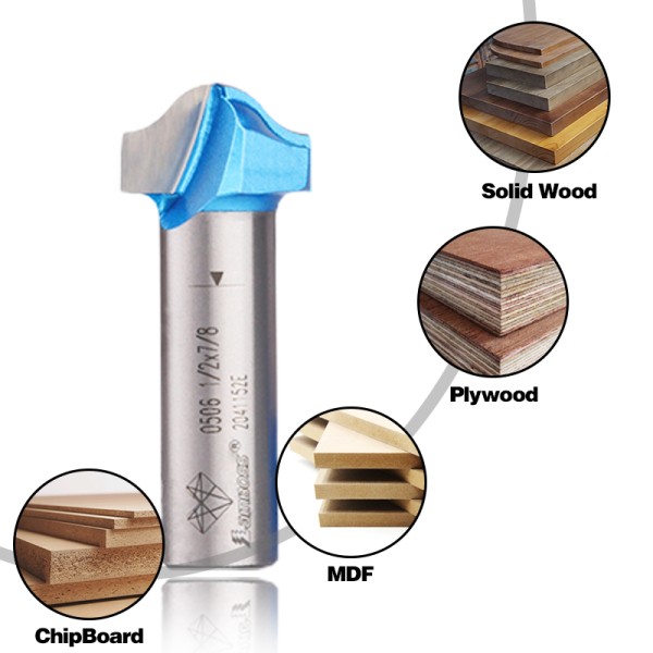 Custom Router Bits Color Plating Solid Carbide Spiral CNC Milling Cutter for Wood Plastic Engraving Machine Router Bits
