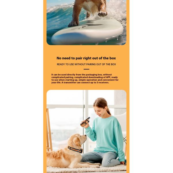 Precision Dog Trainer Multi-Functional Hand-Held Wireless Electronic Fence Forbidden Zone Waterproof IP67 Pet Training Supplies