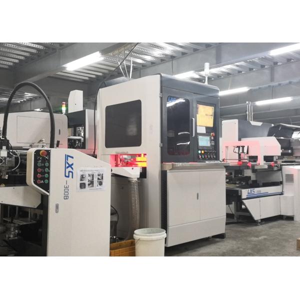 Fully Automatic Rigid Paper Chocolate Box Machine Cardbaord Size 750X450mm