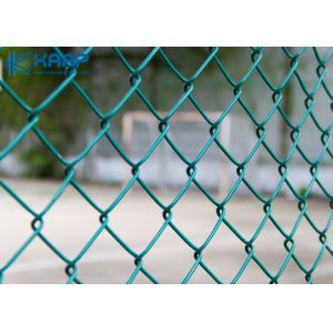 Wholesale Green 25mm Cyclone Pvc Coated Chain Link Fence 14 Gauge from china suppliers