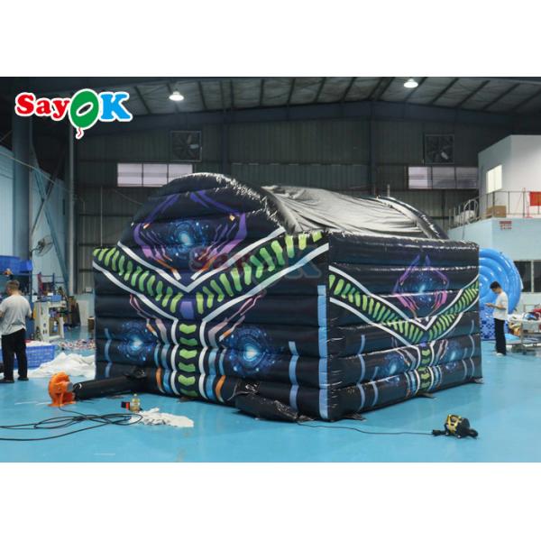 Funny Inflatable IPS Sport Games Inflatable Interactive Center Light Battle With Play System Arena Tent