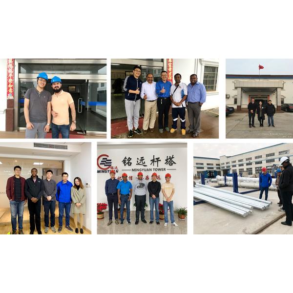 Hot Dip Galvanized CCTV Lattice Tower Q355b Angle Steel