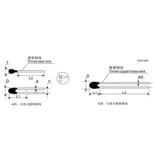 High Precision NTC Temperature Probe Thermistor Sensor 2K/5K/10K/50K Resistance