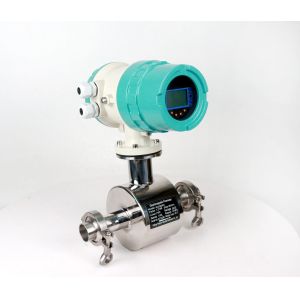 Sanitary Electromagnetic Flowmeter Anti Corrosion Stainless Steel With