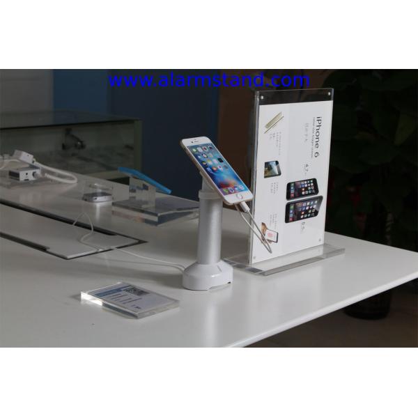 COMER anti-theft alarm sensor cable lock for desk display holder Gripper security mobile display