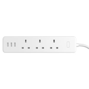 3 Way +USB UK Standard 13A Wi-Fi Smart Power Strip Power Metering