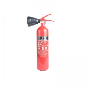 China 2kg CO2 Fire Extinguisher 19mm Hose Diameter 900mm Height on sale